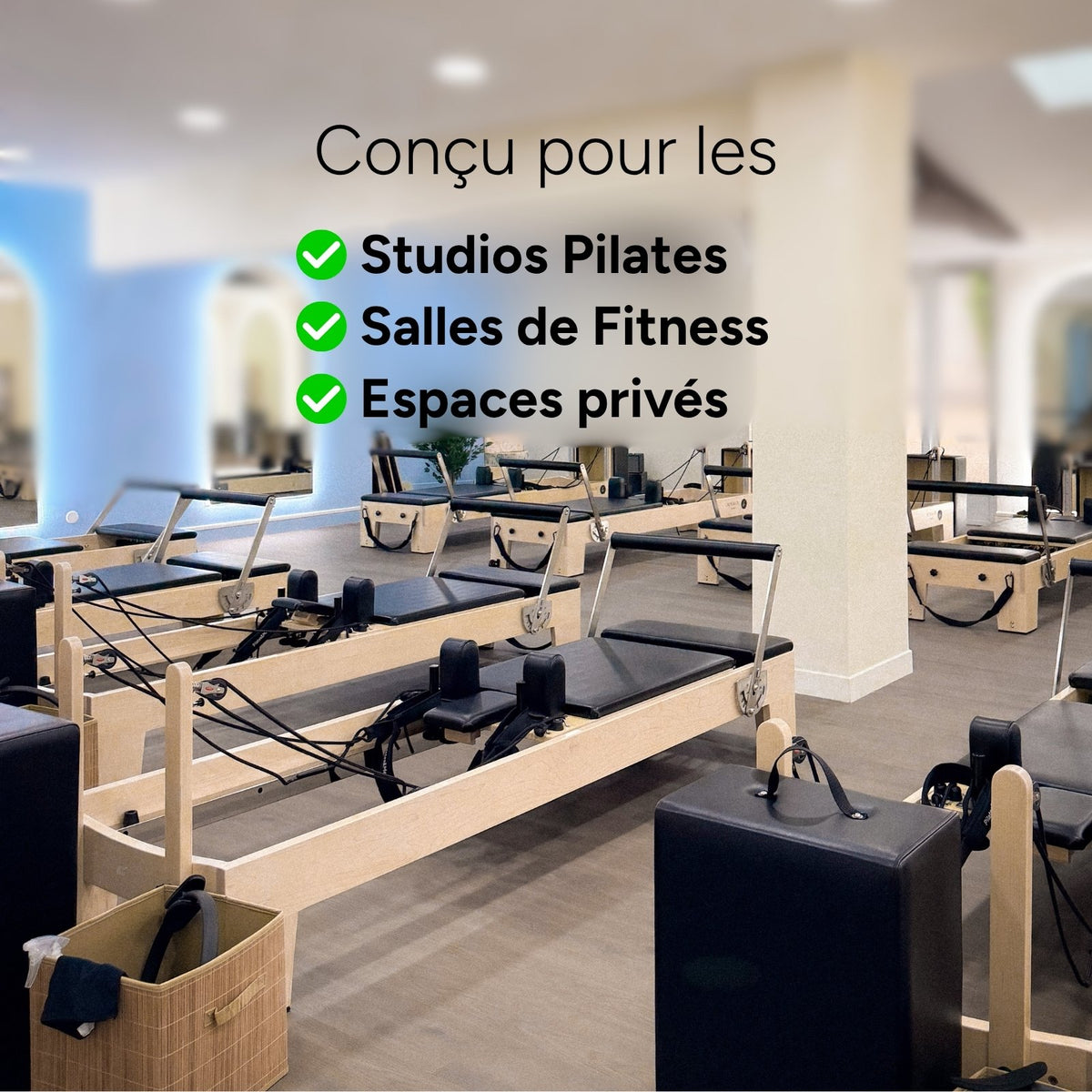 Reformer Pilates ESSENTIAL™ Noir