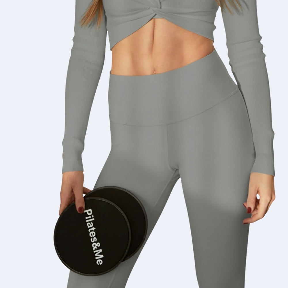 Deslizadores de pilates negros